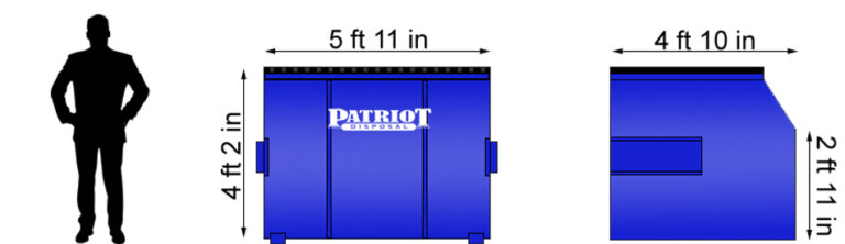 4 Yarder Frontload Dumpster