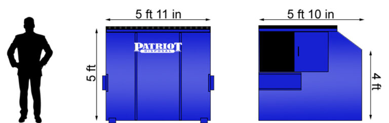 6 Yard Frontload Dumpster