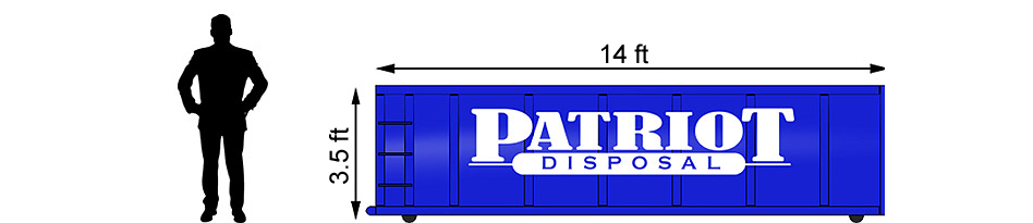 10-yard containers