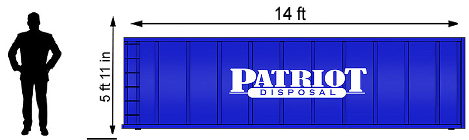 15-yard containers