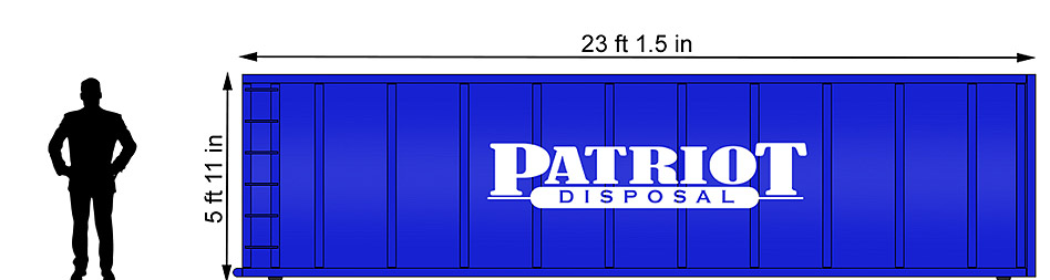 30-yard containers