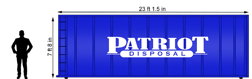 20-yard containers